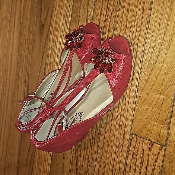 Joyfolie Arabella Heel in Red size 2 - Picture 8 of 11